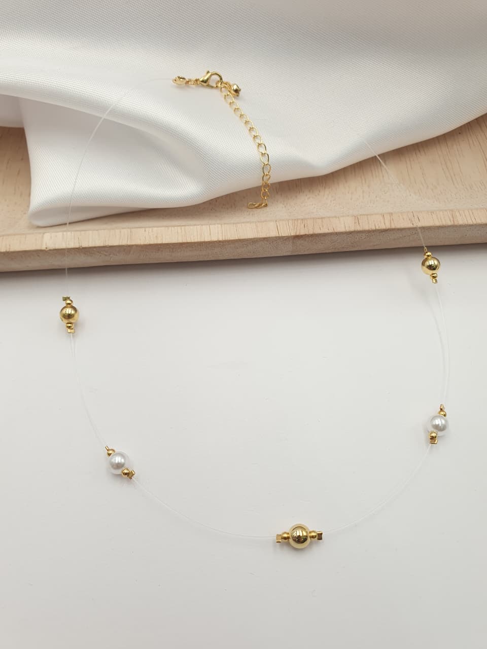 Invisible con perlas y balines INVI05