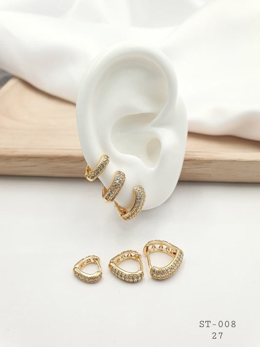 Set Candongas En Rodio  ST-008