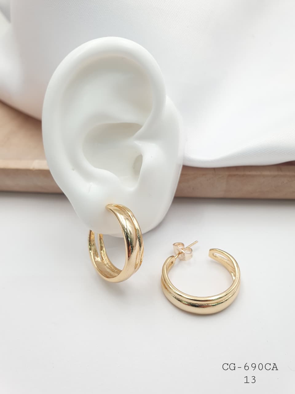 Arete En Rodio CG-690CA