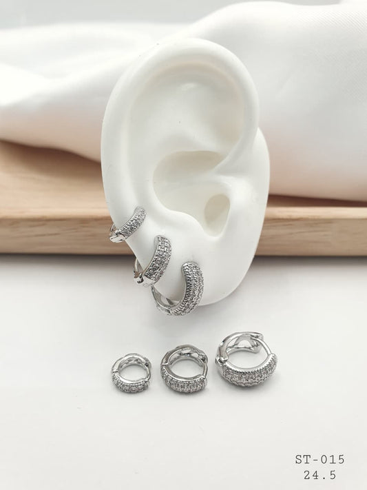 Set Candongas En Rodio  TN8718