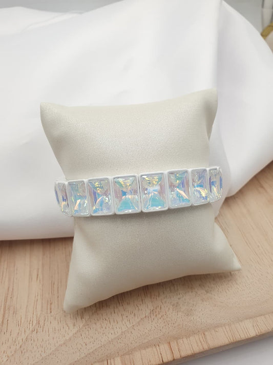 Brazalete en Rodio BZ14-1