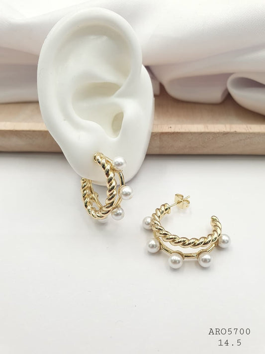 Arete En Rodio AR05700