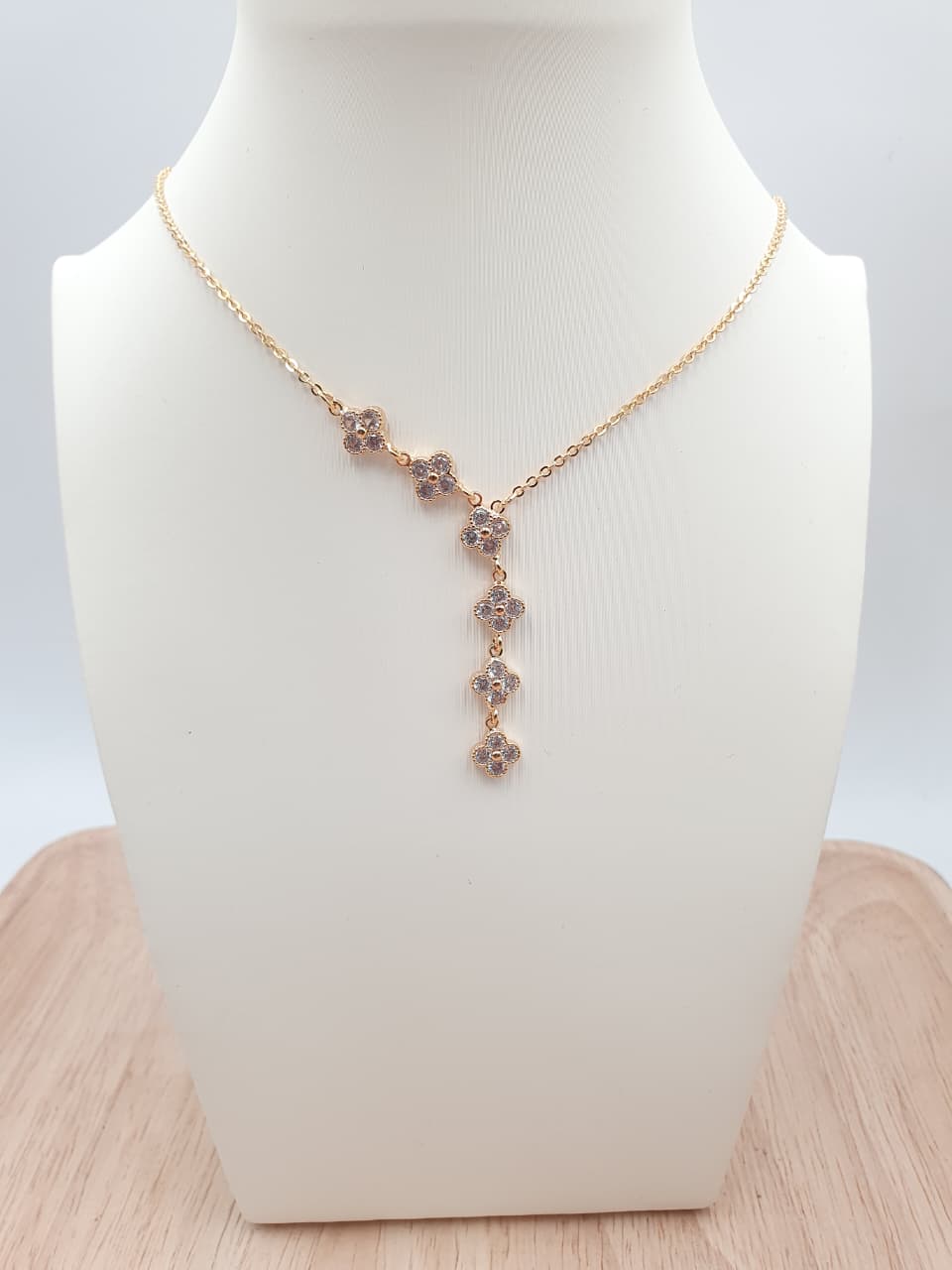 Cadena Corbatin En Rodio CCH008