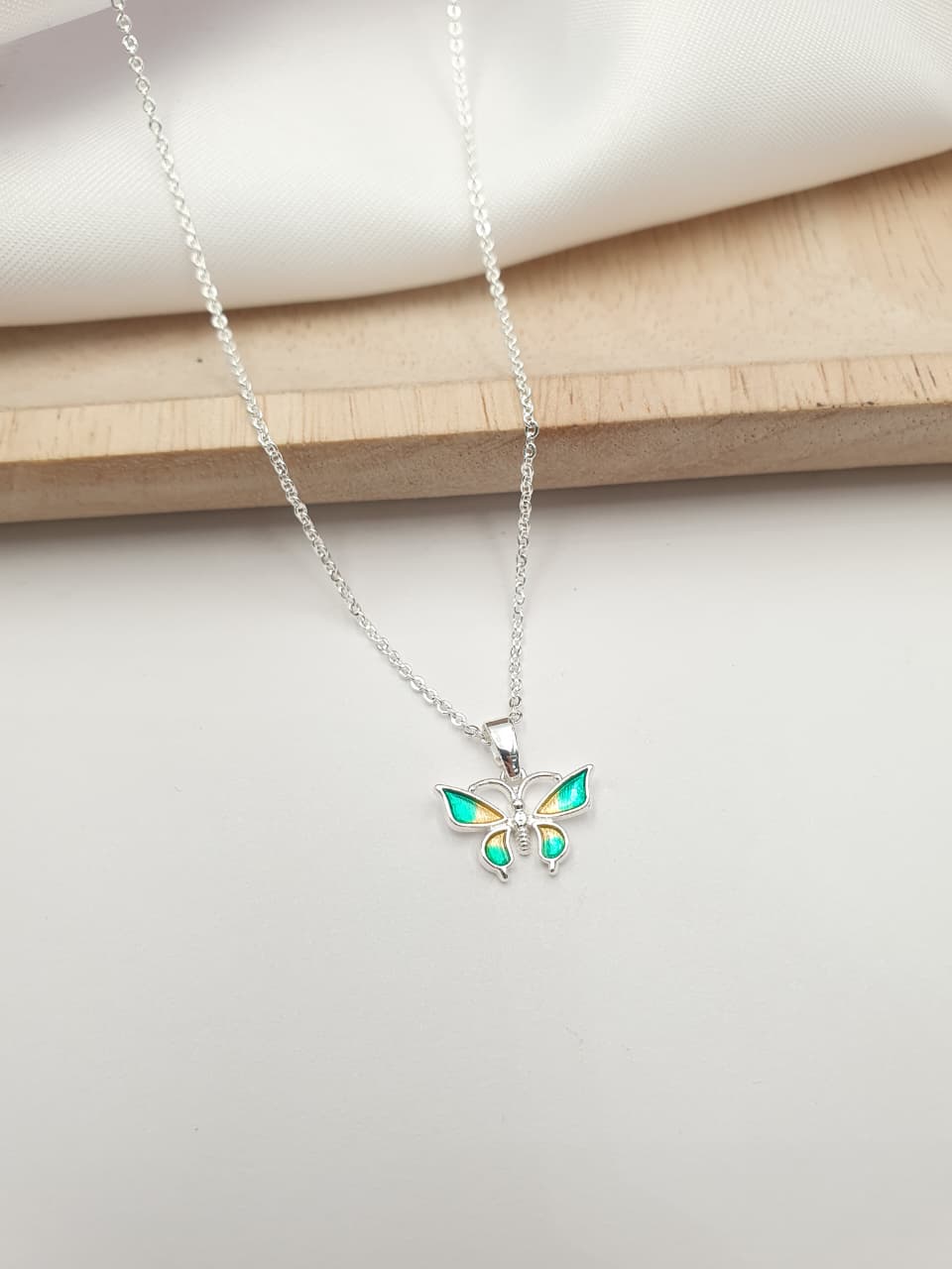 Cadena Cobre Baño En Plata CPL23