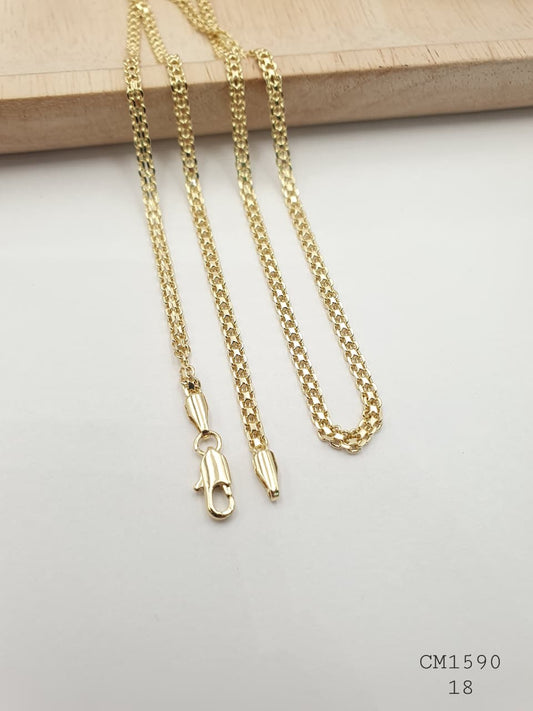 Cadena Hombre Cobre con Baño En Oro CM1590