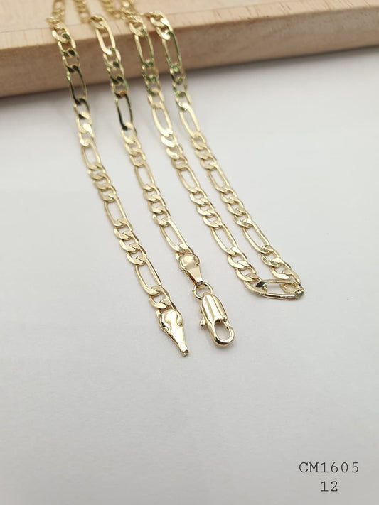 Cadena Hombre Cobre con Baño En Oro CM1605