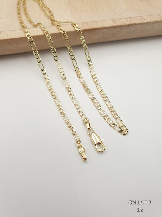 Cadena Hombre Cobre con Baño En Oro CM1603