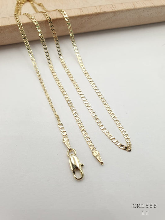 Cadena Hombre Cobre con Baño En Oro CM1588