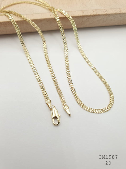 Cadena Hombre Cobre con Baño En Oro CM1587