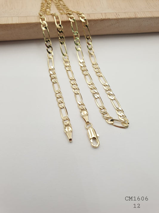 Cadena Hombre Cobre con Baño En Oro CM1606