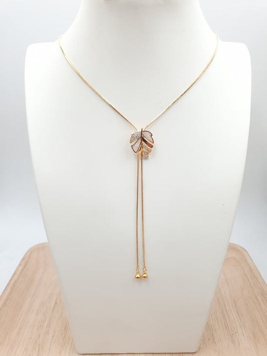 Cadena Corbatin Rodio CCH-9