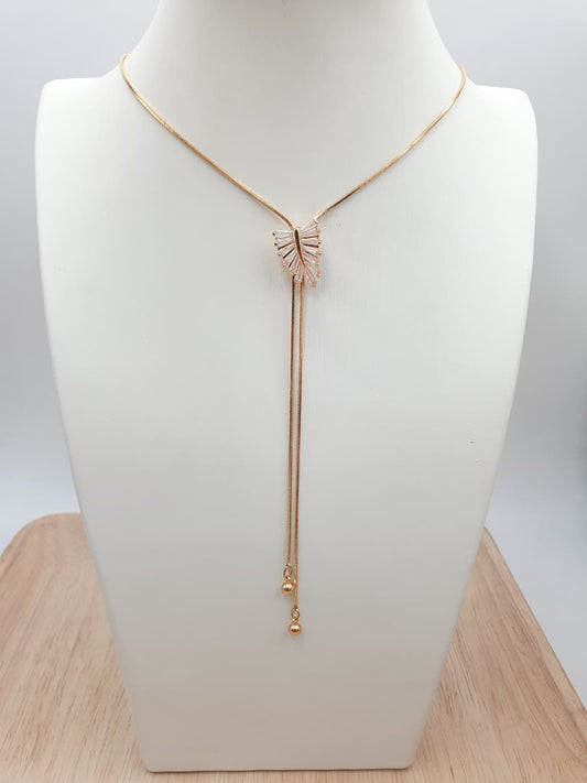 Cadena Corbatin Rodio CCH-10