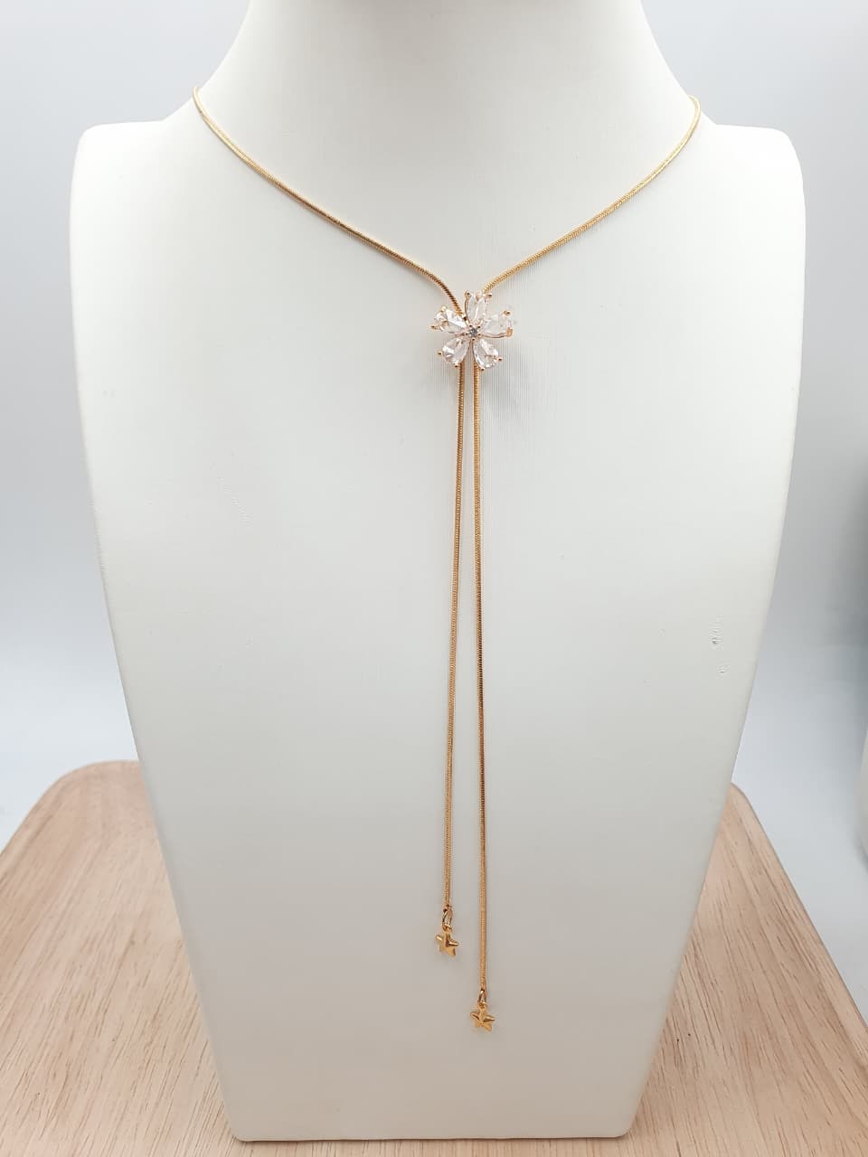 Cadena Corbatin Rodio CCH-5