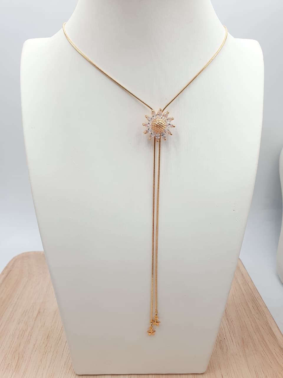 Cadena Corbatin Rodio CCH-15