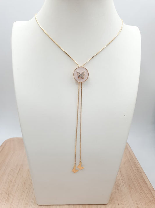 Cadena Corbatin Rodio CCH-13