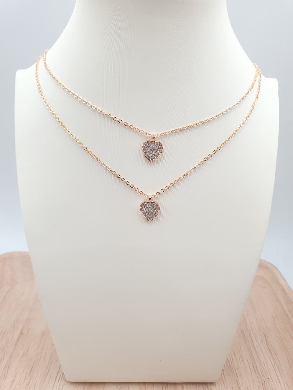 Cadenas Dobles En Rodio DCH-34