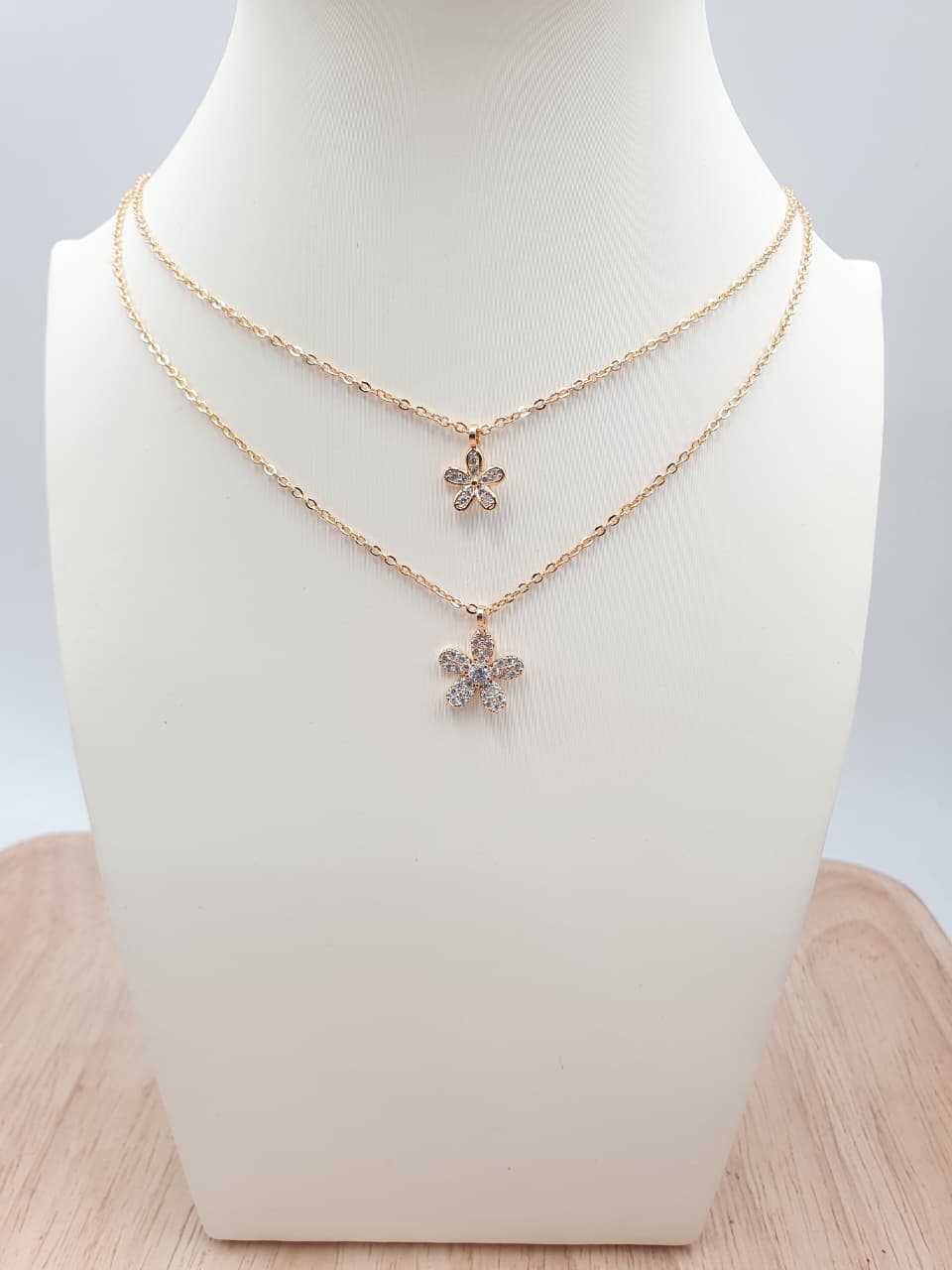 Cadenas Dobles En Rodio DCH-31