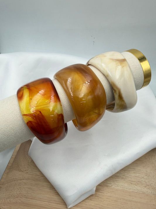 Brazalete Resina Ancha