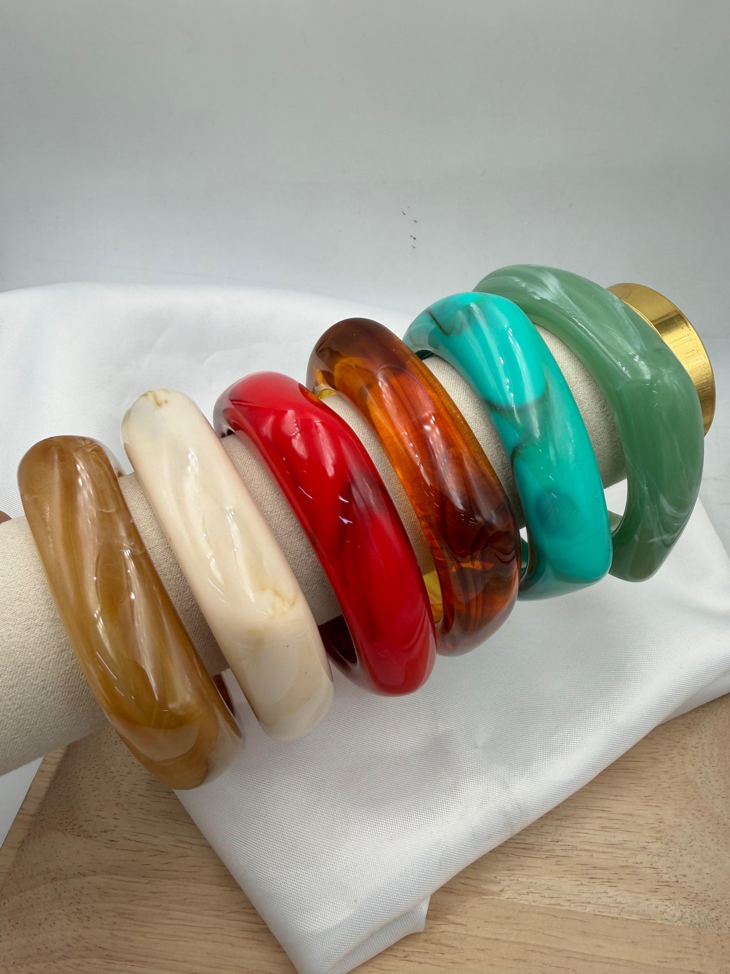 Brazalete Resina Cuadrada