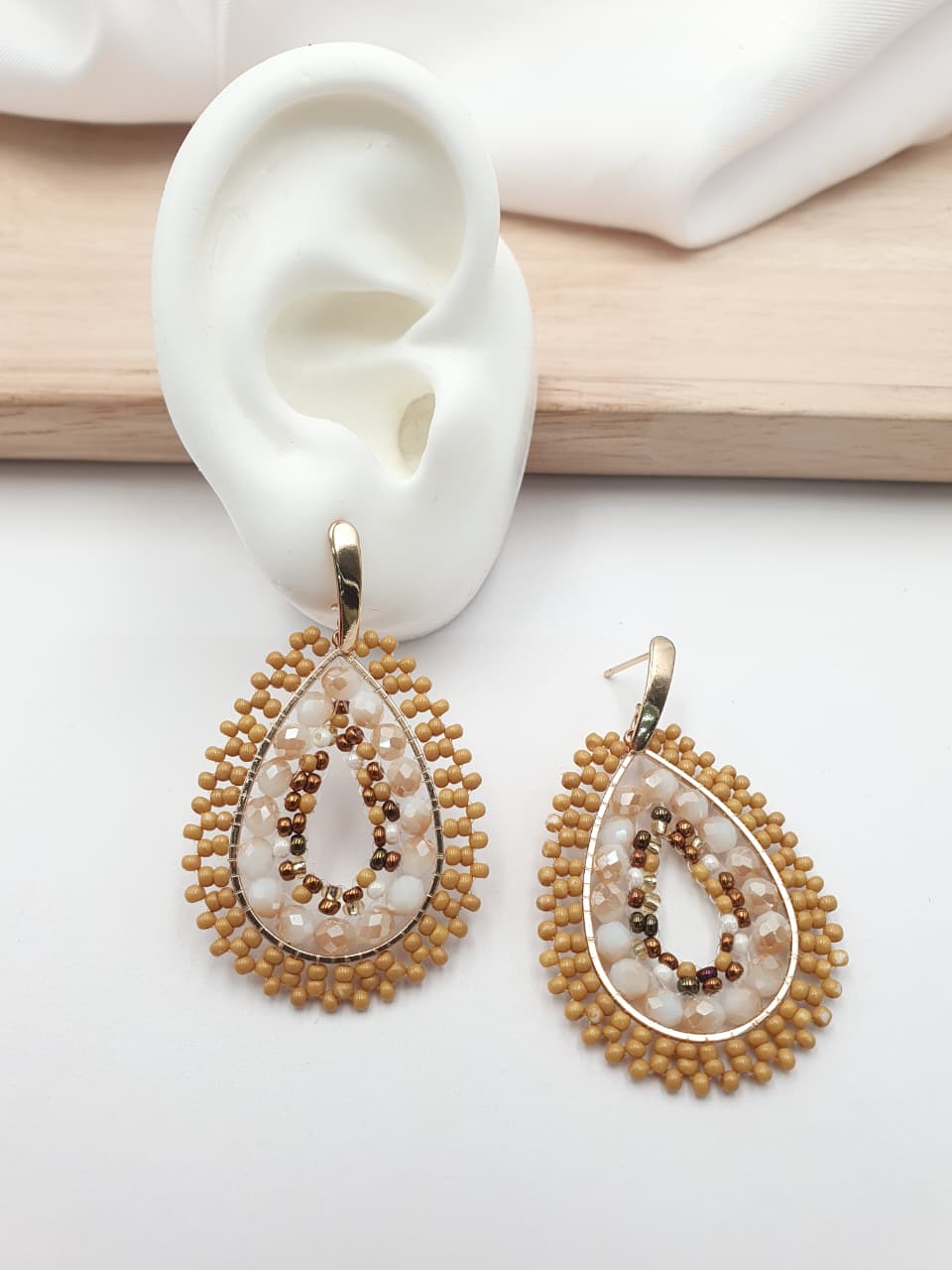 Arete Tejido Chaquira ART48