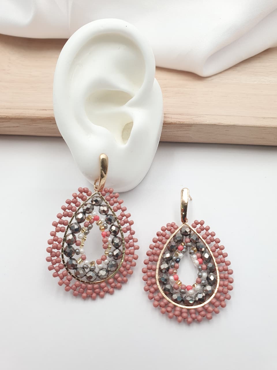 Arete Tejido Chaquira ART51