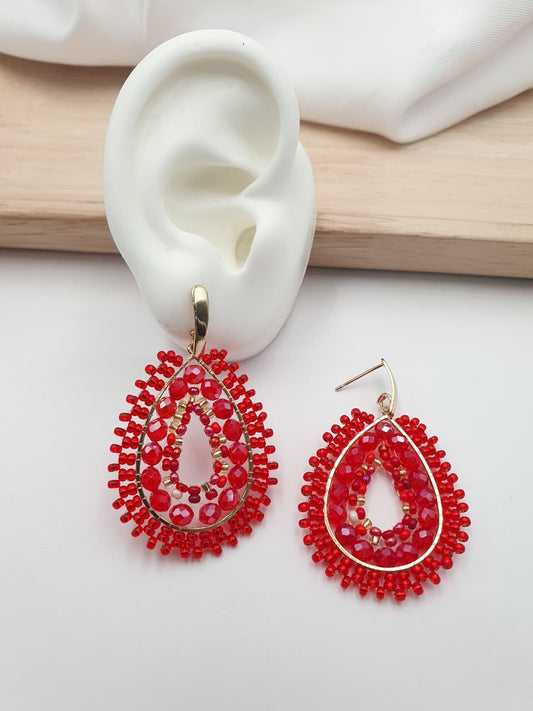 Arete Tejido Chaquira ART47