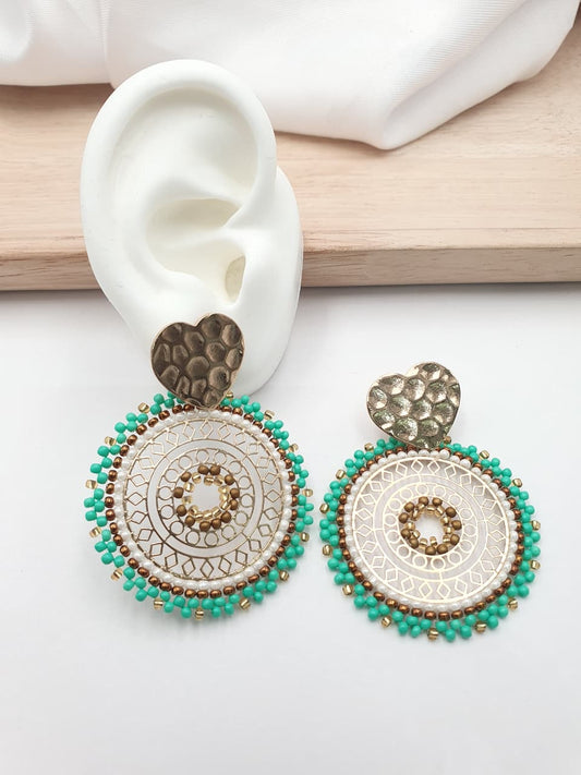 Arete Tejido Chaquira ART43