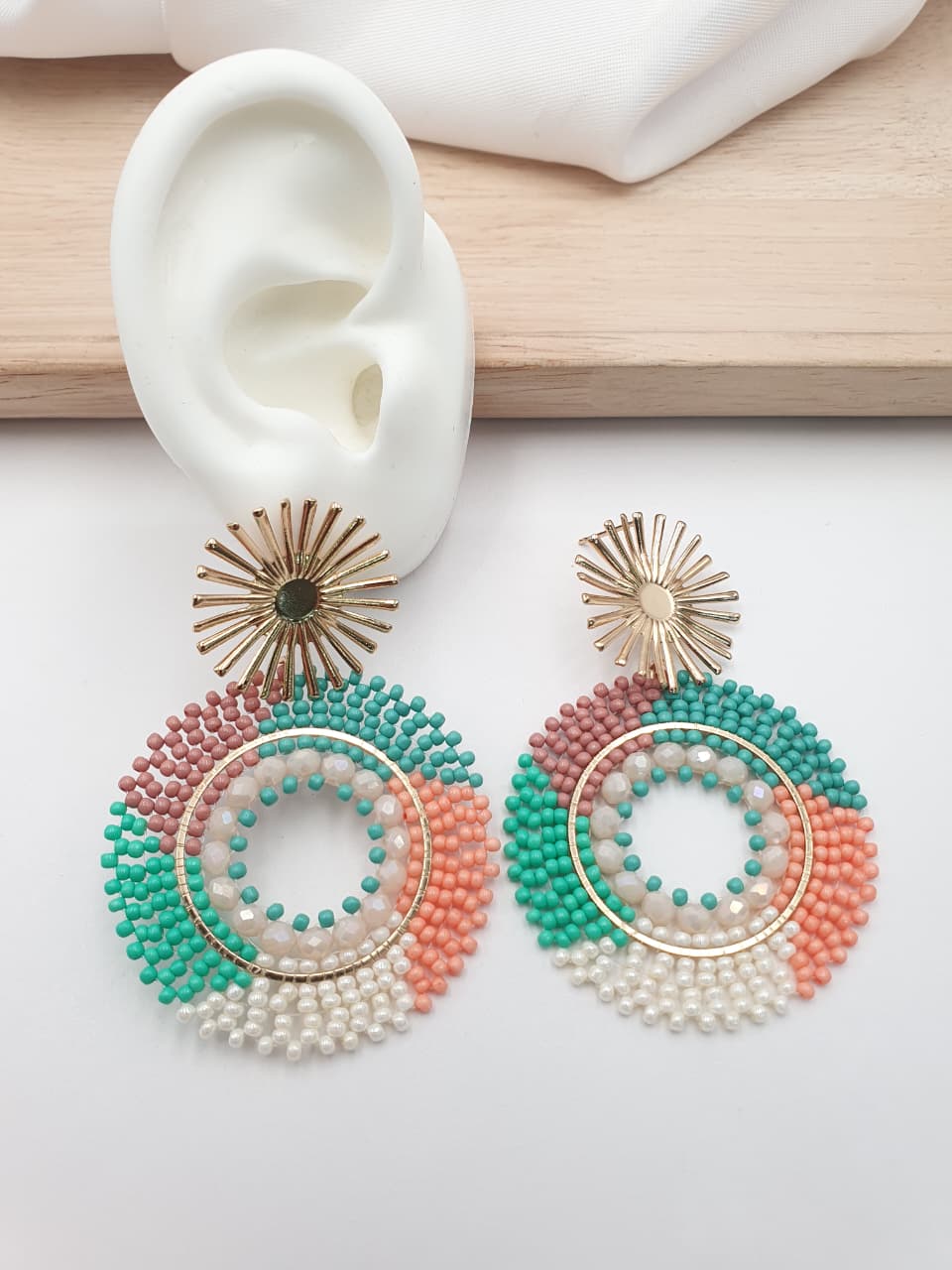 Arete Tejido Chaquira ART38