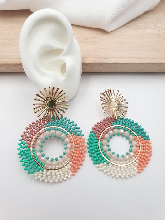 Arete Tejido Chaquira ART38