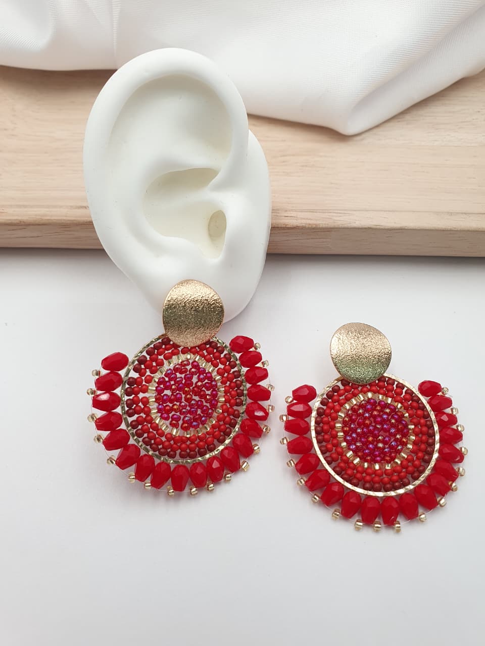 Arete Tejido Chaquira ART44