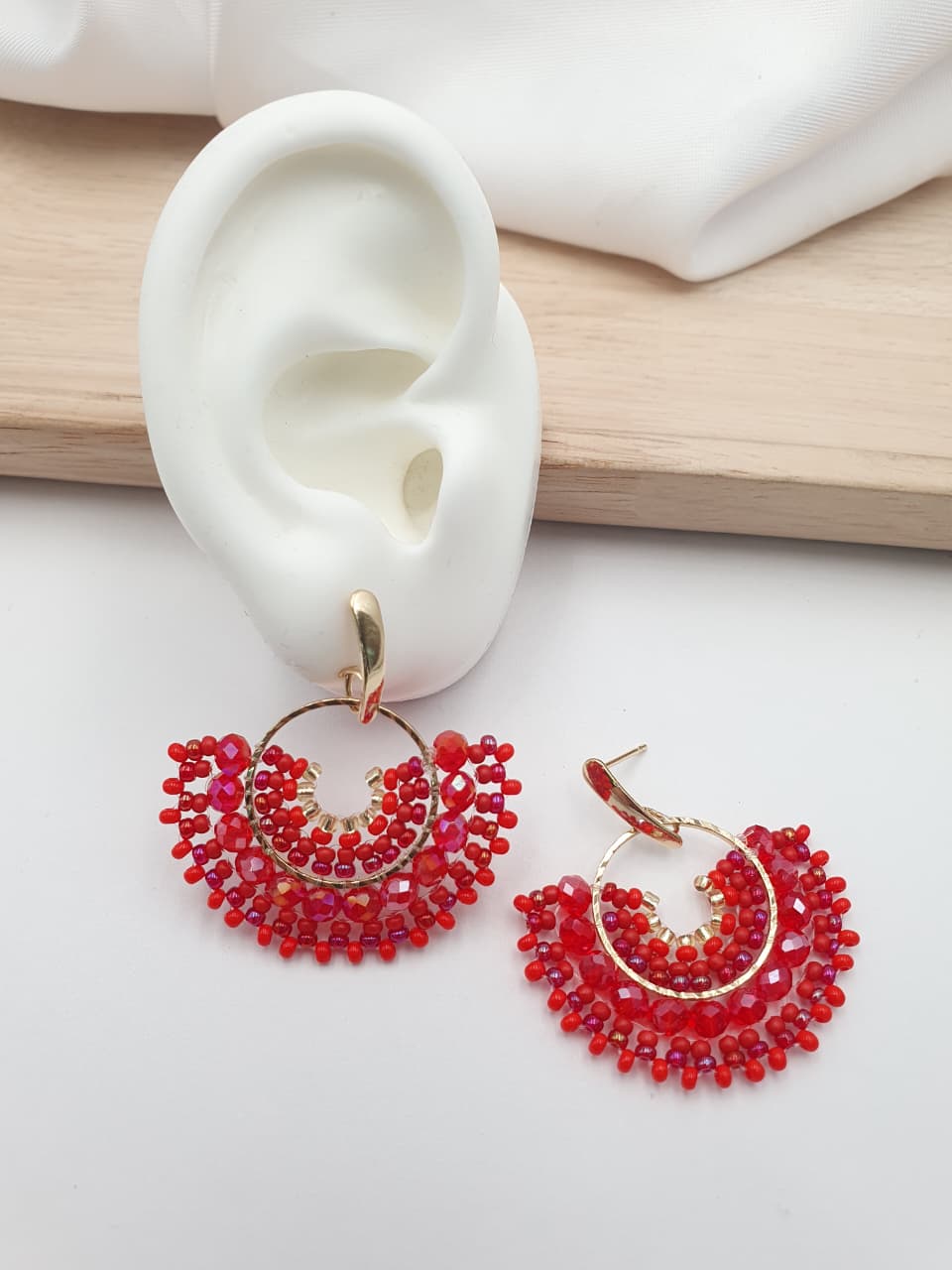 Arete Tejido Chaquira ART27