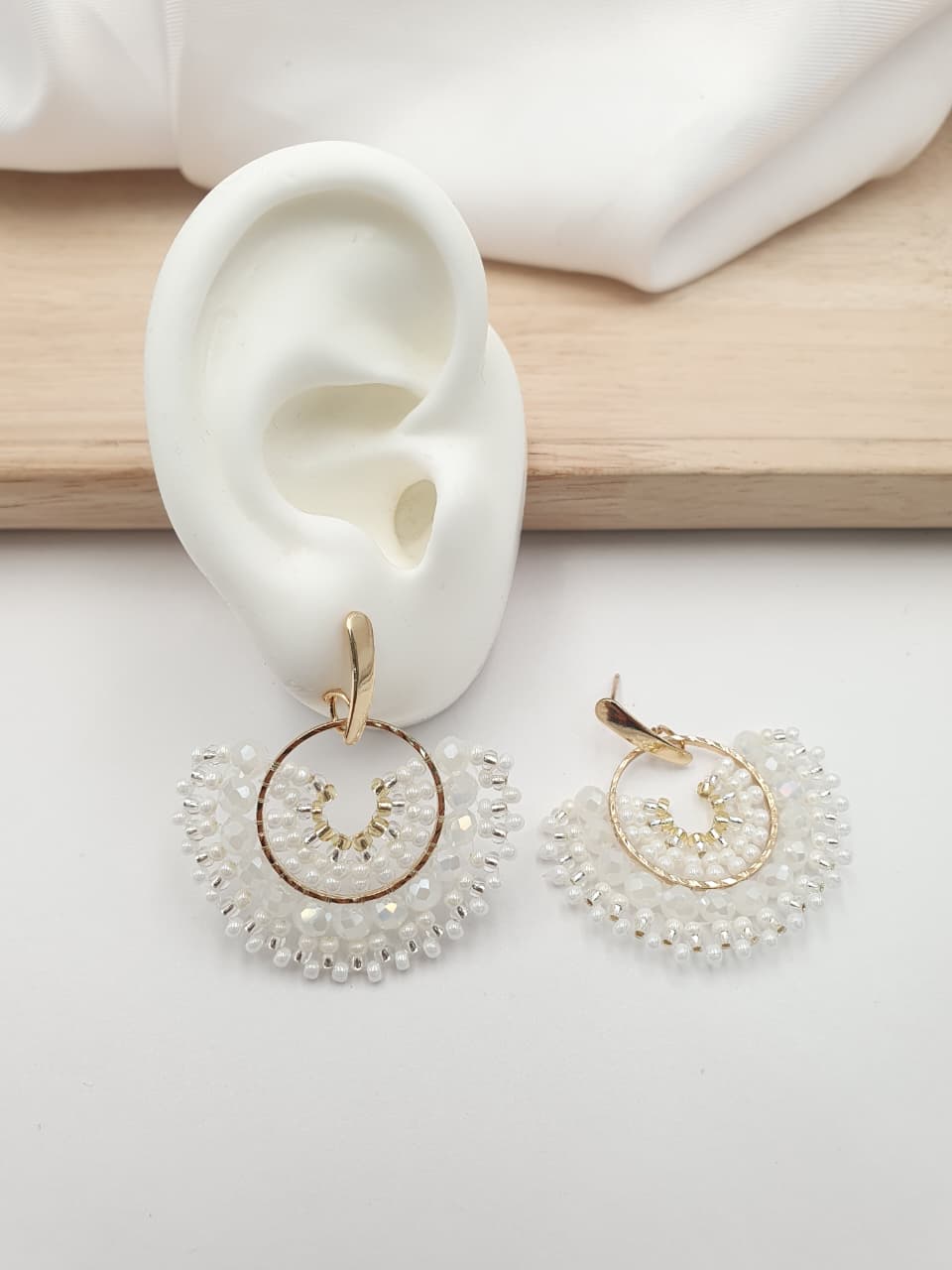 Arete Tejido Chaquira ART28