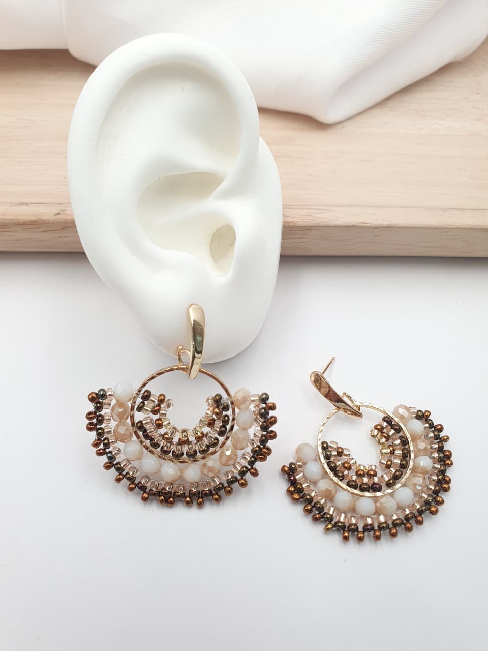 Arete Tejido Chaquira ART25