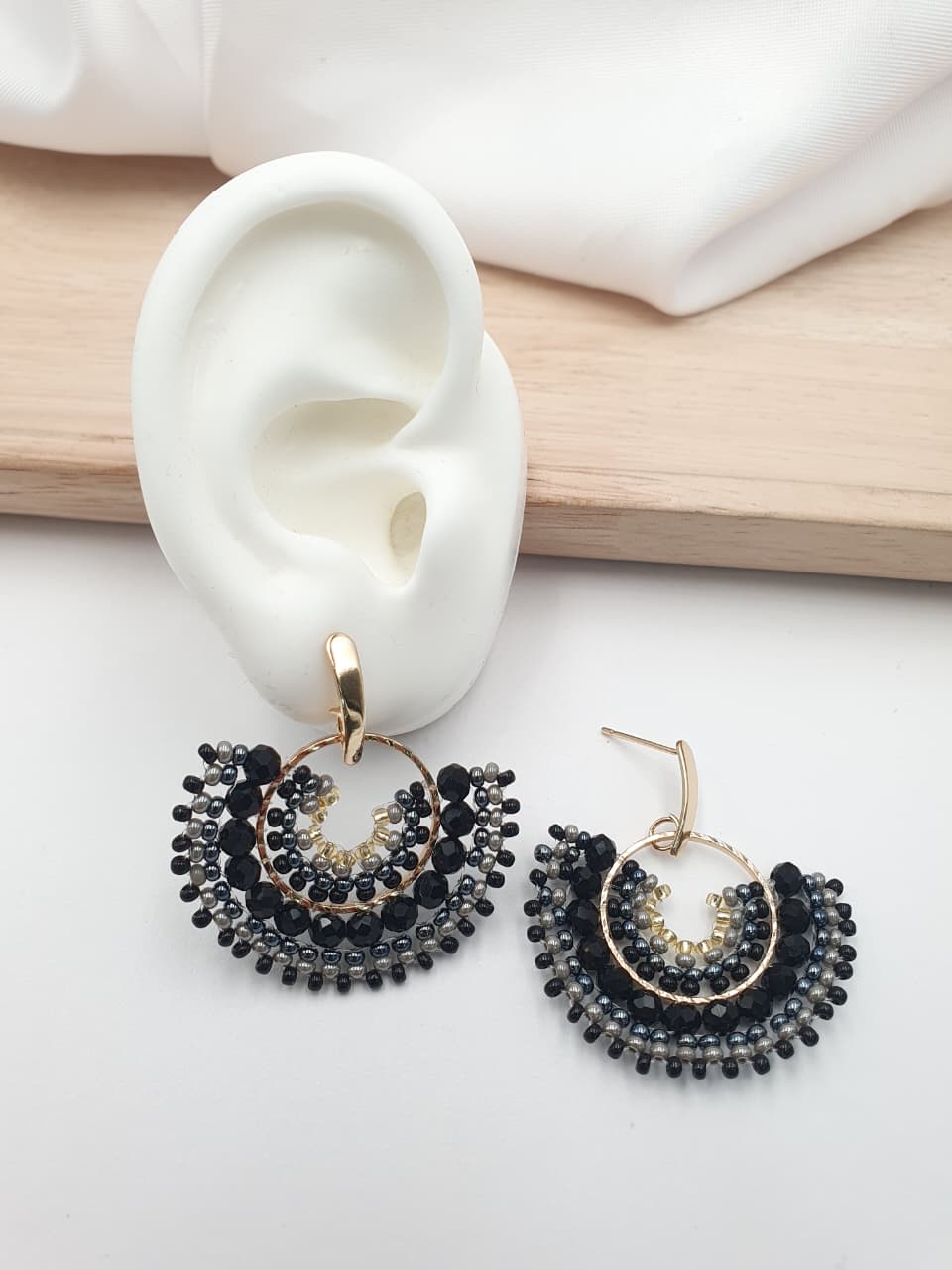 Arete Tejido Chaquira ART26