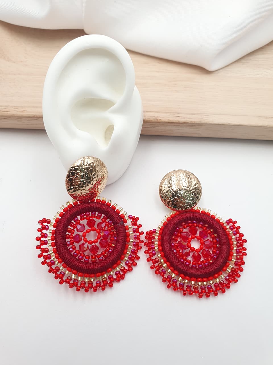 Arete Tejido Chaquira ART23