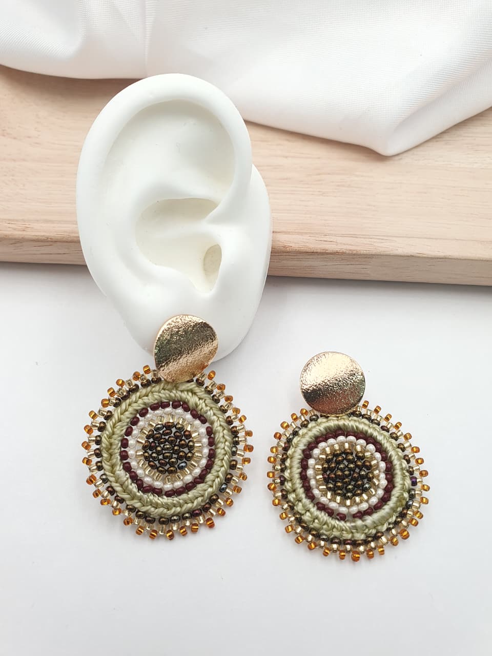 Arete Tejido Chaquira ART22