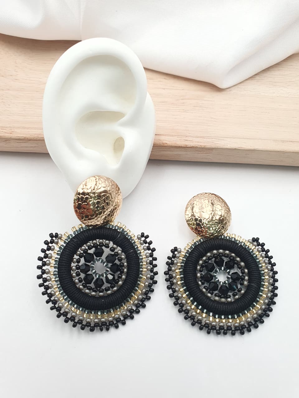 Arete Tejido Chaquira ART24