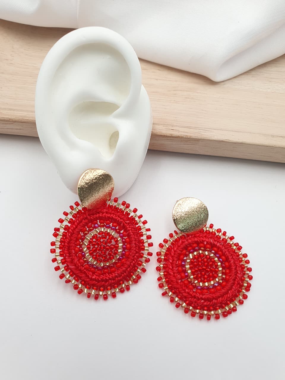 Arete Tejido Chaquira ART20