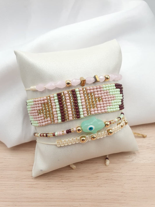 Pulsera Tejida Chaquira PRT10