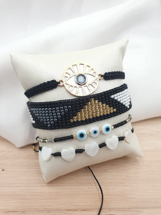 Pulsera Tejida Chaquira PRT21