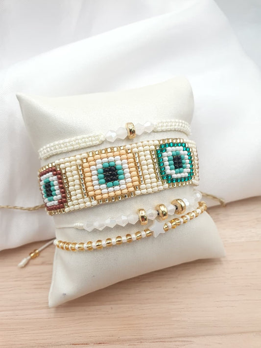 Pulsera Tejida Chaquira PRT14