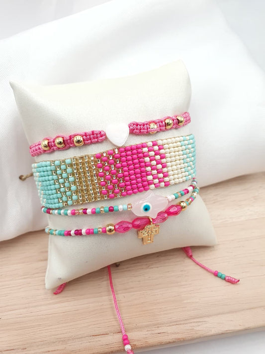 Pulsera Tejida Chaquira PRT11