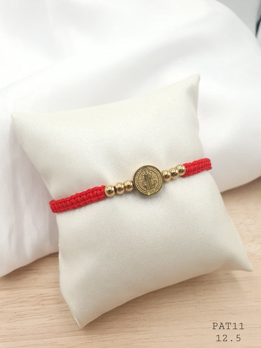 Pulsera Tejida en rodio PAT11-2