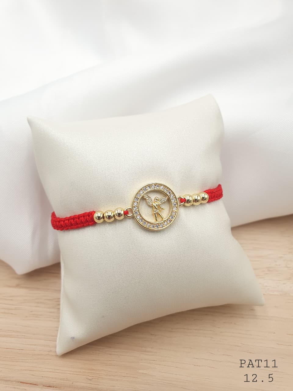 Pulsera Tejida en rodio PAT11