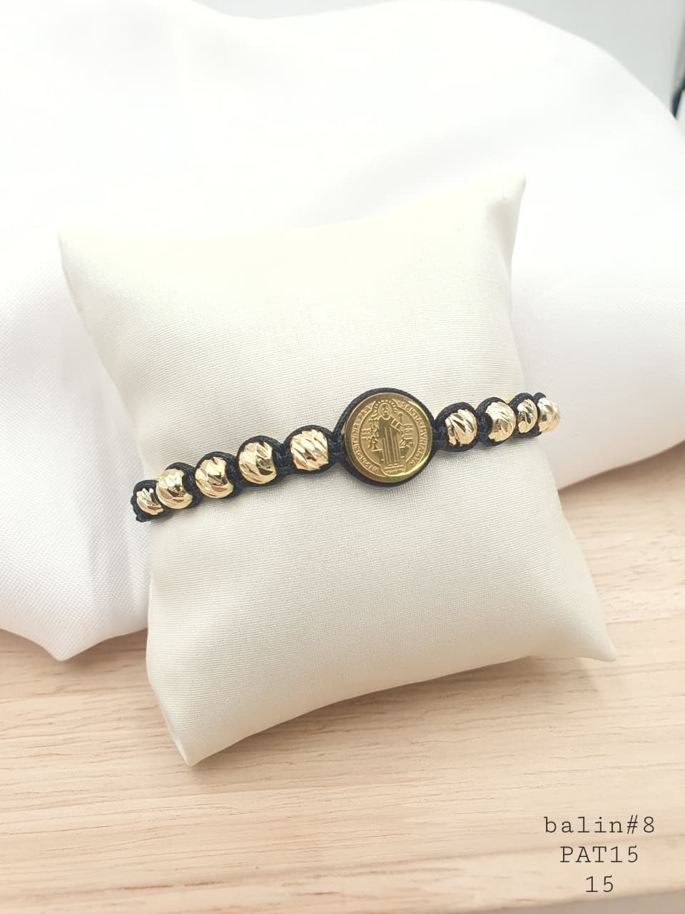 Pulsera Tejida en rodio PAT15-1