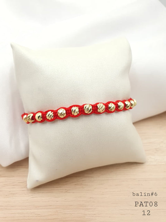 Pulsera Tejida en rodio PAT08