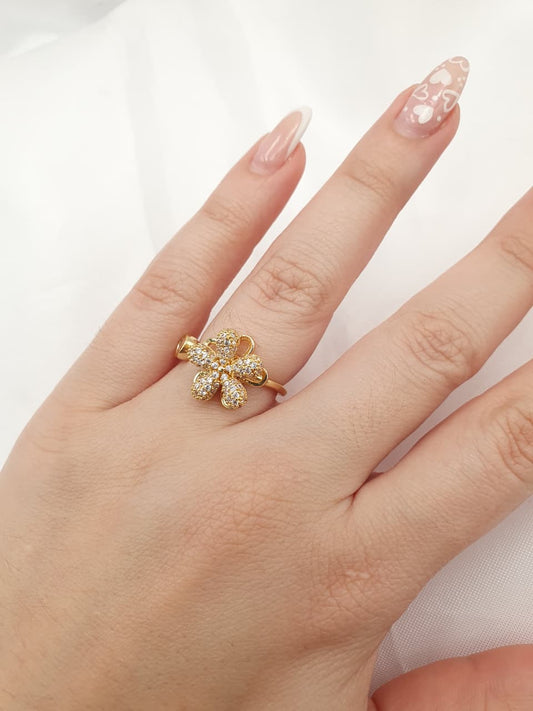 Anillo antiestres en Rodio GN14