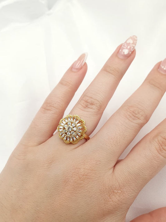 Anillo antiestres en Rodio GN12