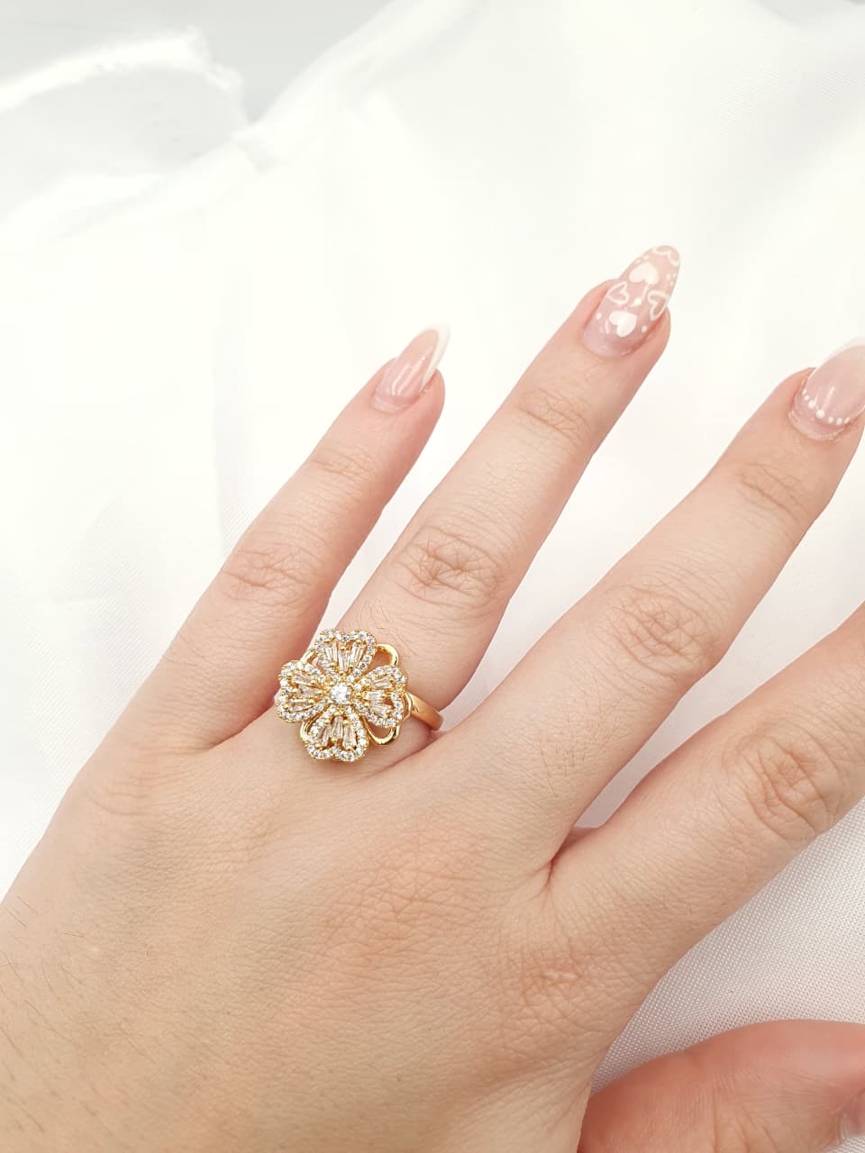 Anillo antiestres en Rodio GN15