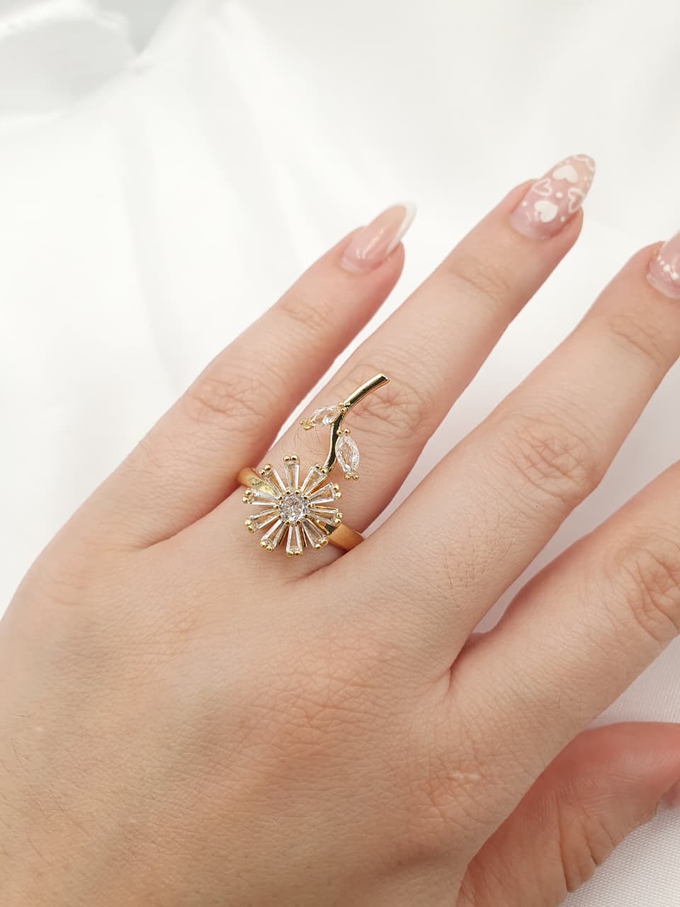 Anillo antiestres en Rodio GN22